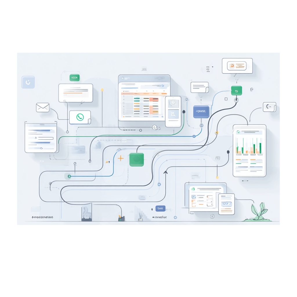Diagrama de flujo mostrando la dependencia operativa de un ERP tradicional
